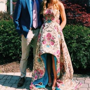 High - Low Colors Prom Gown